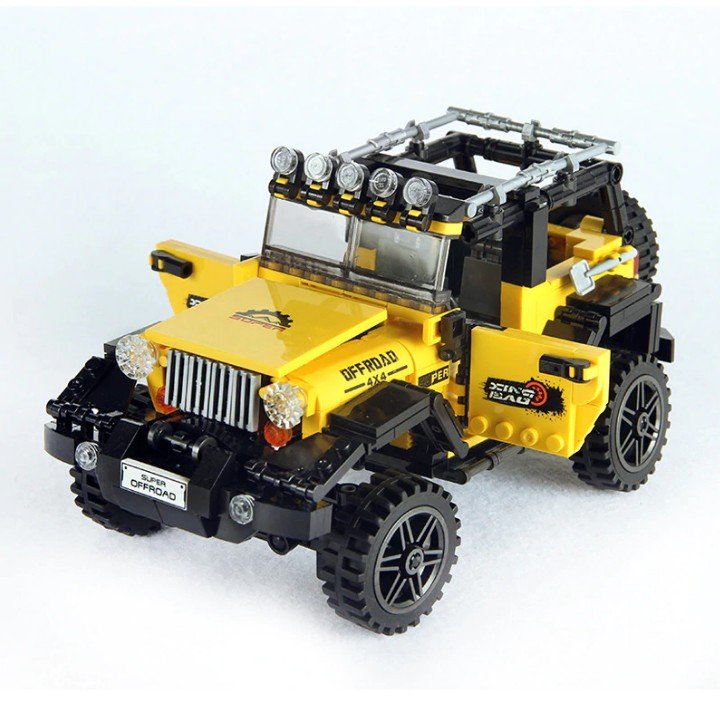 Jeeped Off-road car Building Blocks Car Series Bricks Toys