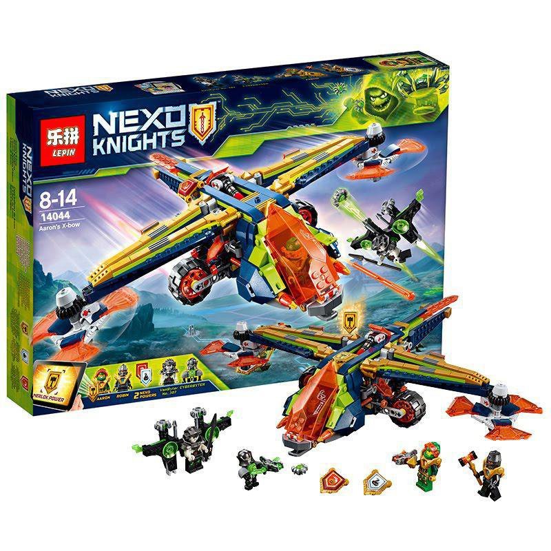 Lepin 588.pcs Nexo Knights Aaron's X-Bow (Lego 72005 analog) Building ...