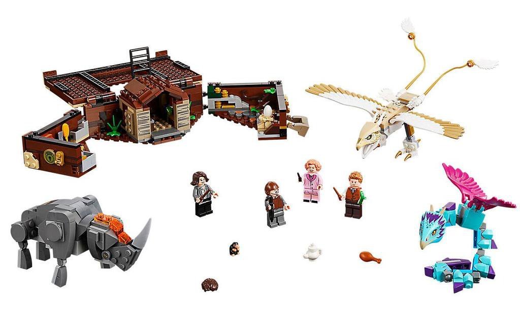 Fantastic Beasts Newt's Case of Magical Creatures (Lego 75952 analog) Toys