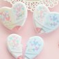 2 pcs/pair Love Heart correction tape stationery office school