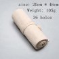 Large Canvas Roll Pencil Case 36 Holes Pencilcase for Girls Boy