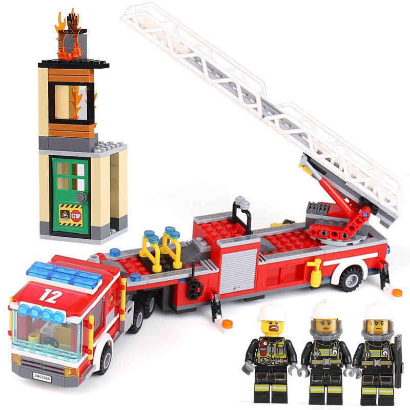 Lepin City Series Fire Engine (Lego 60112 analog) Building Blocks Toys