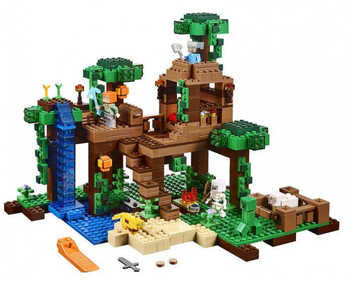 Lepin Minecraft The Jungle Tree House (Lego 21125 analog) Building Blocks Toys