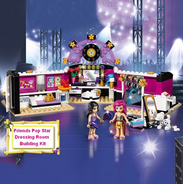 Friends Livi the Pop Star Dressing Room (lego 41104 analog  Building blocks