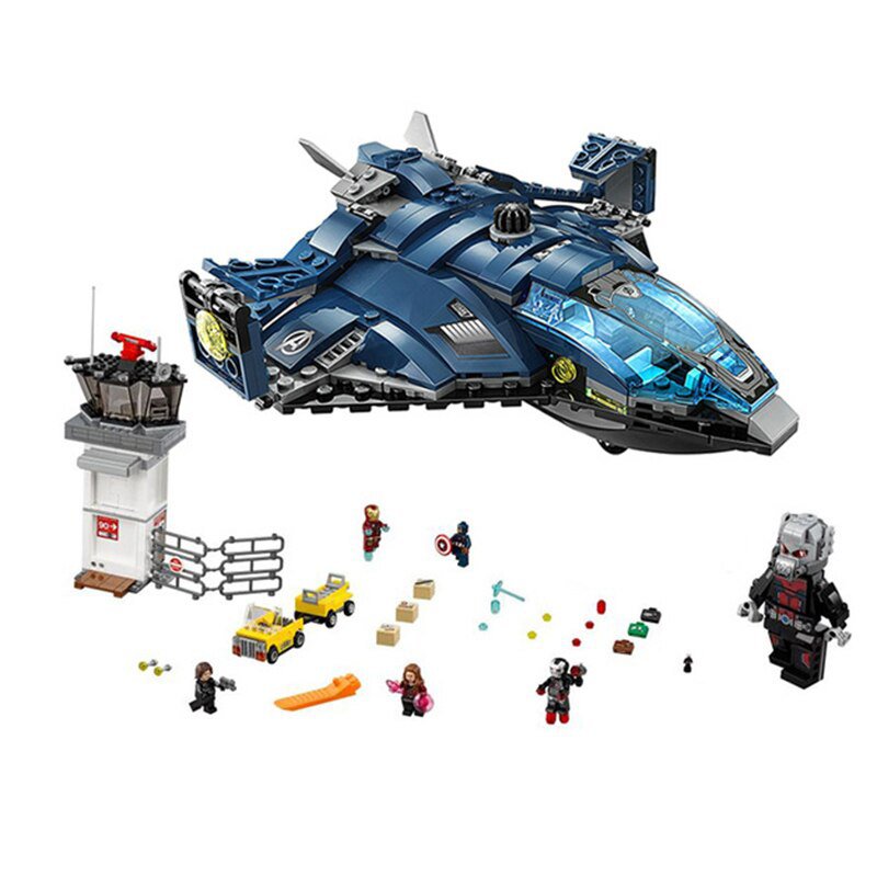 Marvel Super Heros Airport Battle (lego 76051 analog) Building Blocks Toy