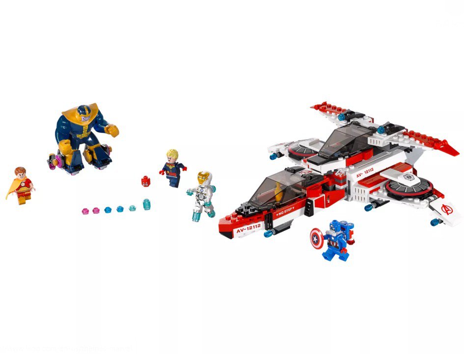 Super Heroes Avenjet Space Mission endgame (lego 76049 analog) Building Block Set