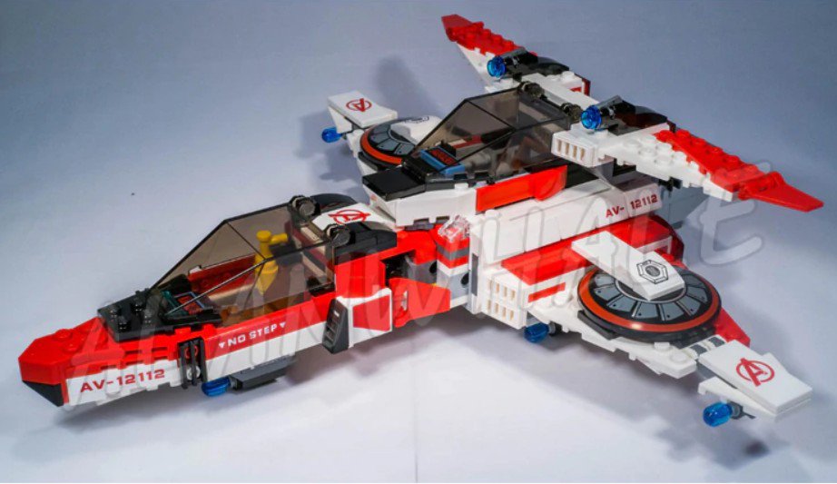 Super Heroes Avenjet Space Mission endgame (lego 76049 analog) Building ...