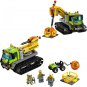 Lepin City Volcano Explorers Volcano Exploration Base (lego 60124  analog) Building Blocks