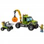Lepin City Volcano Explorers Volcano Exploration Base (lego 60124  analog) Building Blocks