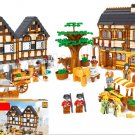 Lepin Castle Medieval Market Village 10193 Building Blocks Toys