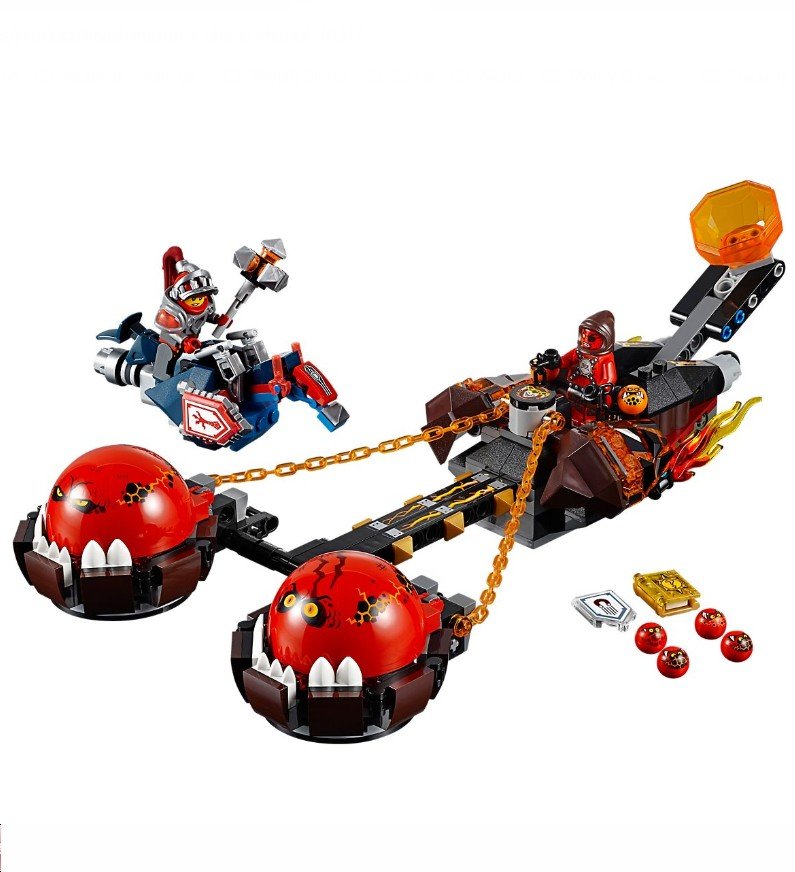 Lepin Nexo Knights Beast Master's Chaos Chariot (Lego 70314 analog) Building Blocks Toys