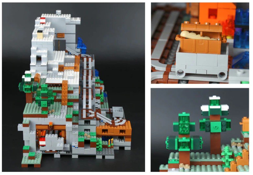 Lepin Minecraft The Mountain Cave (*Free Shipping) - 18032