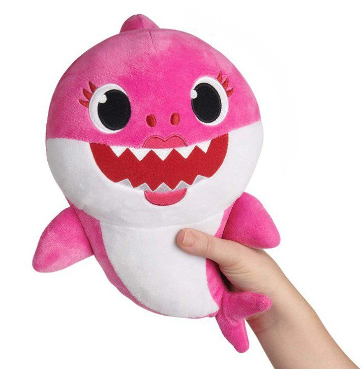 baby shark singing pillow