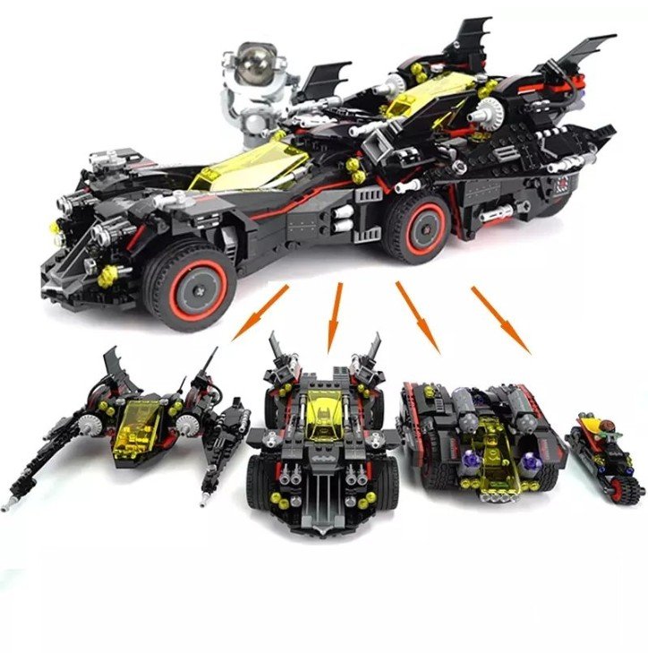 Lepin The Batman Movie The Ultimate Batmobile (Lego 70917 Analog ...