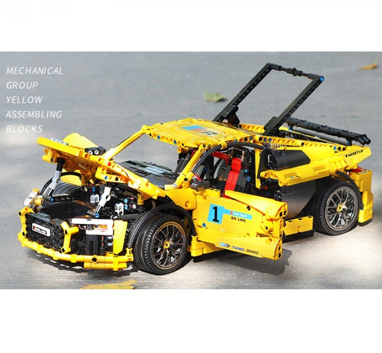Speed champion Audi R8 Lego MOC Racing Car Building Blocks