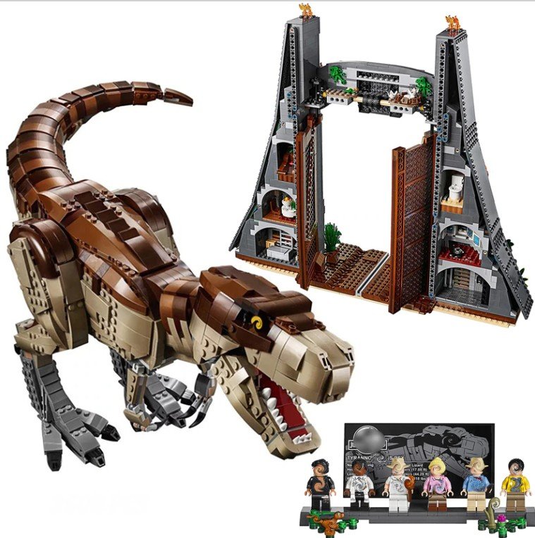 Jurassic World Jurassic Park T. Rex Rampage (lego 75936 Analog ...