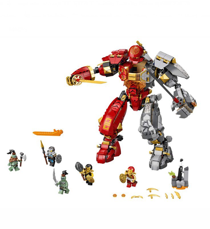 NINJAGO Fire Stone Mech 71720 Building Kit Featuring Ninja Mech