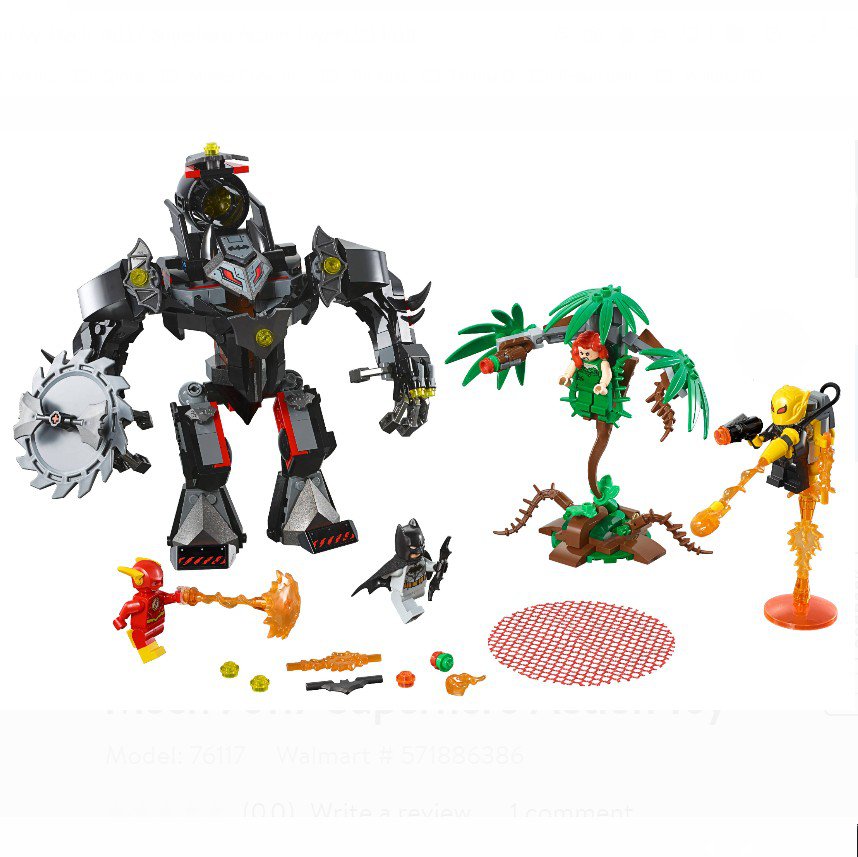 Batman Mech vs. Poison Ivy Mech 76117 Superhero Action Toy