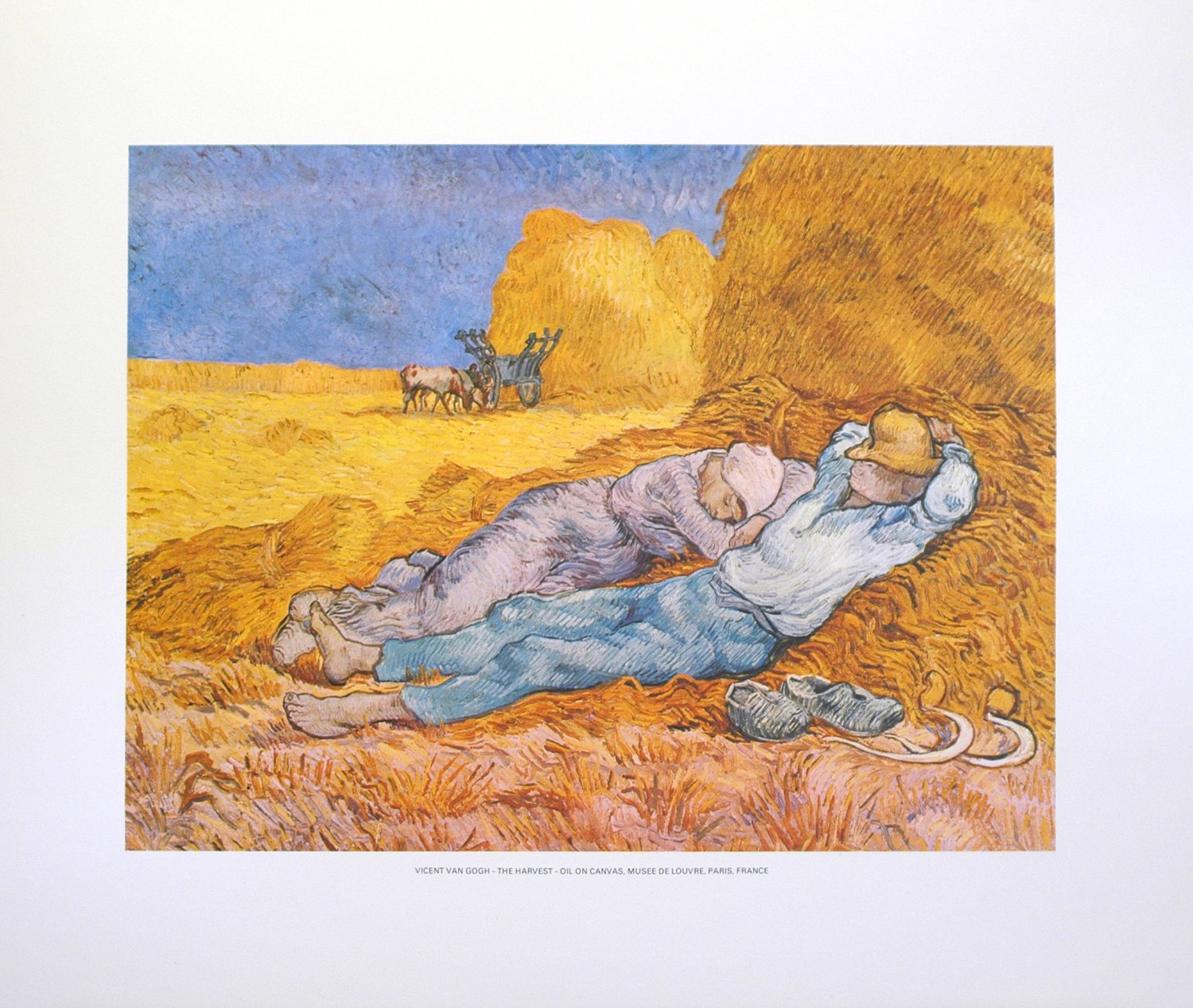 VAN GOGH &acirc;�� THE HARVEST (LITHOGRAPH)