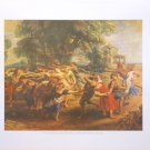 PETER PAUL RUBENS – DANCE OF COUNTRY PEOPLE (LITHOGRAPH)