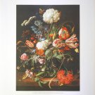 J.D. DE HEEM – FLOWERS IN A VASE – L’CLUDE (LITHOGRAPH)