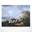 G MORLAND – FISHERMAN TAKING OUT THEIR BOAT (LITHOGRAPH)
