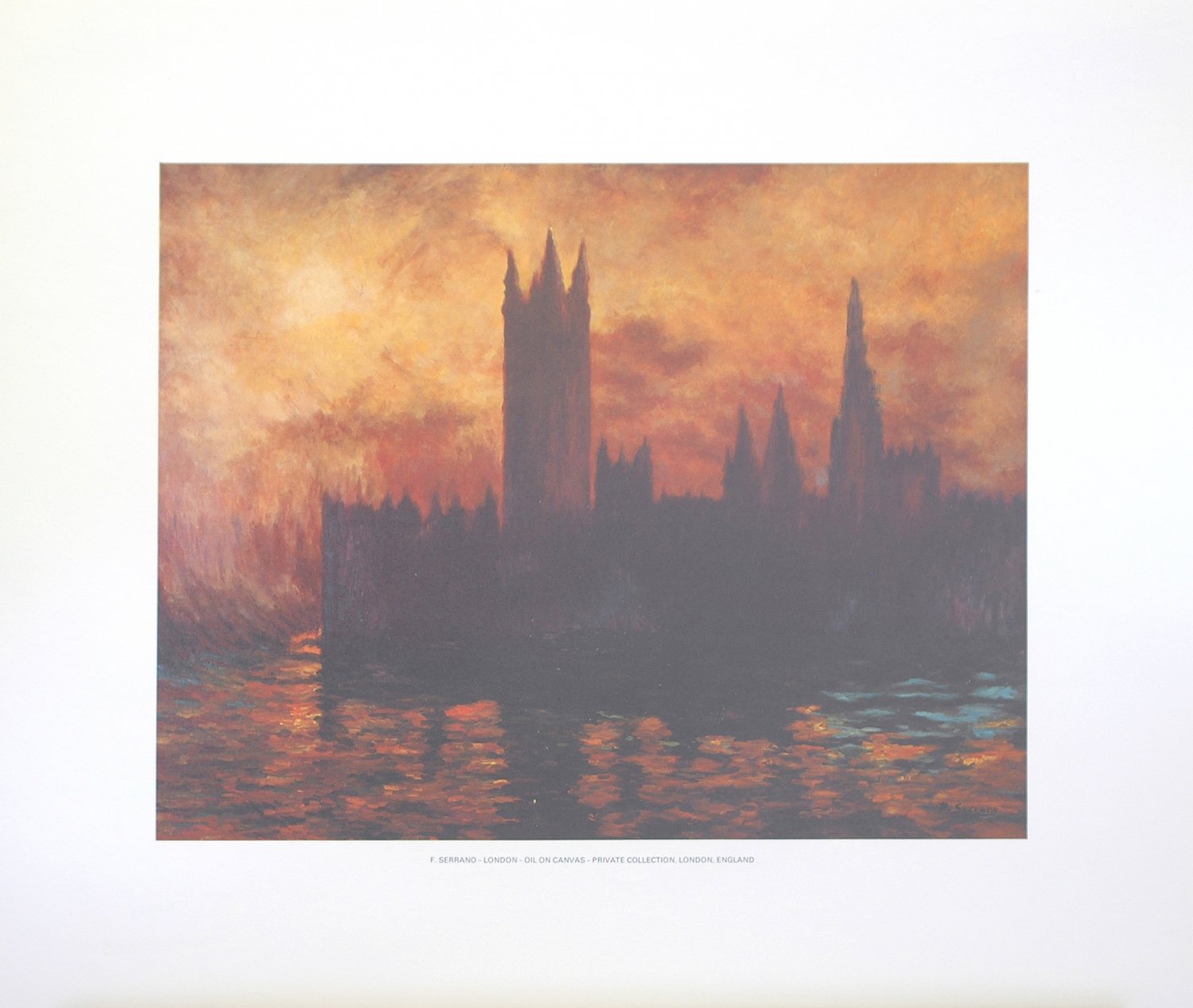 F SERRANO &acirc;�� LONDON (LITHOGRAPH)