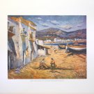 CAMPOL – REPAIR OF FISHING-NETS (LITHOGRAPH)