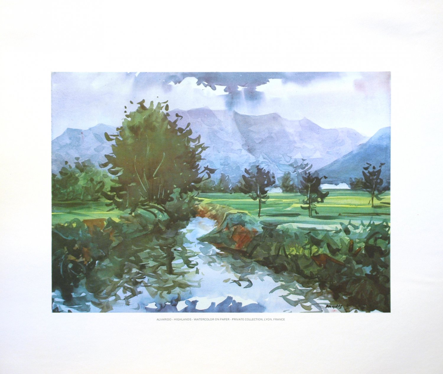 ALVARIDO &acirc;�� HIGHLANDS (LITHOGRAPH)