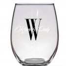 Customized Stemless Wine Glasses