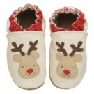 new soft soled baby leather shoes REINDEER (6-12 mo)