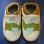 new soft sole baby leather shoes AIRPLANE cream (18-24 mo)