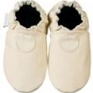 new soft sole baby leather shoes CLASSIC cream (6-12 mo)