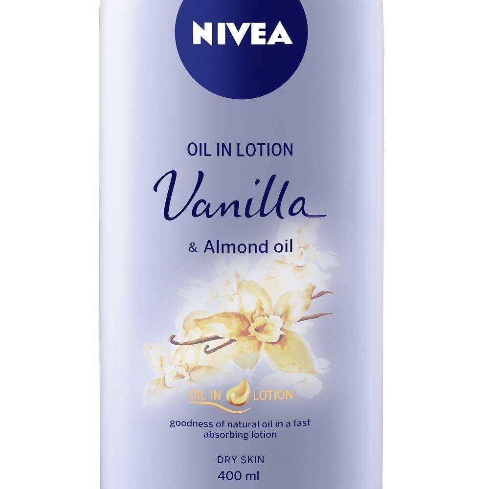 Nivea Vanilla and Almond Oil In Lotion For Dry Skin 400ml