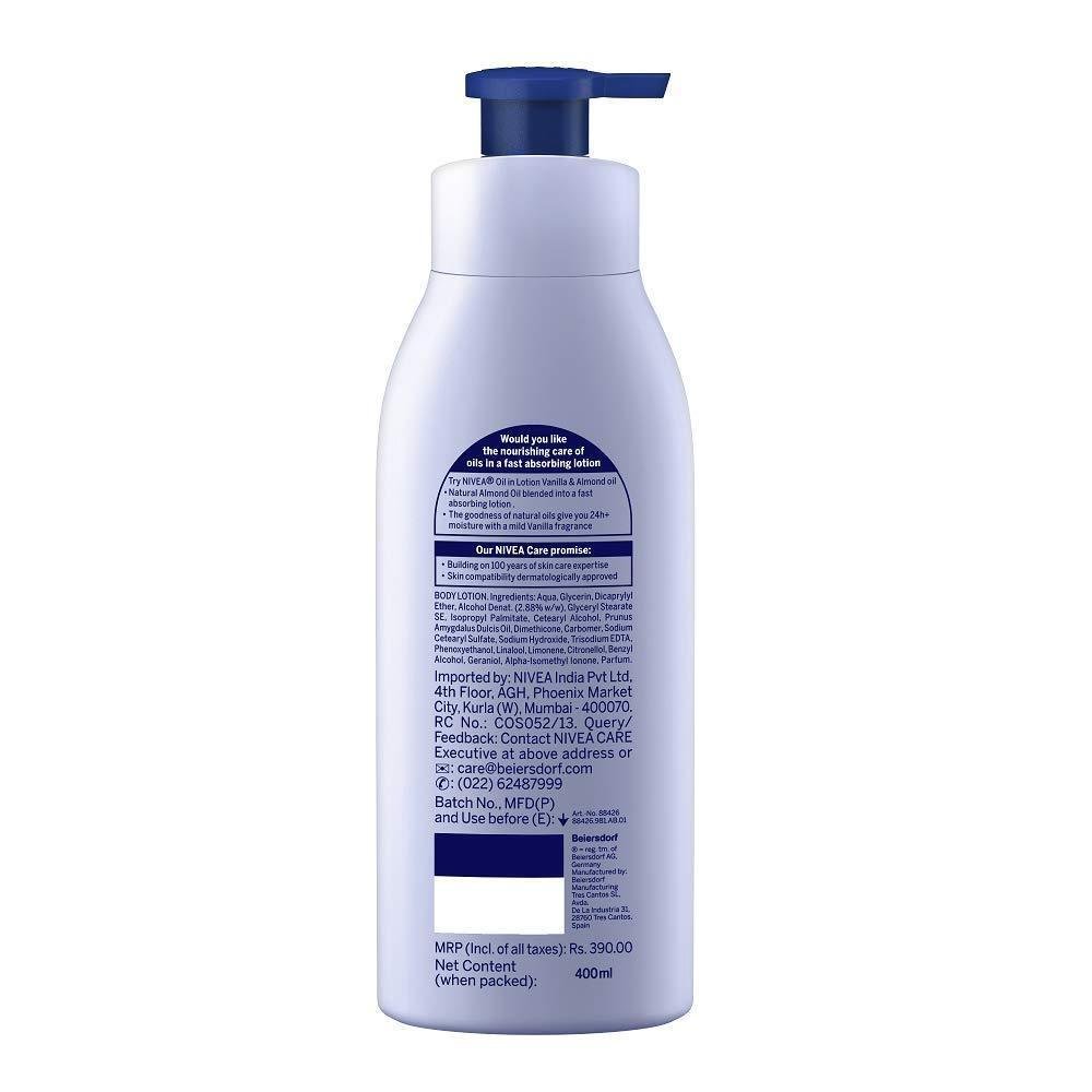 Nivea Vanilla and Almond Oil In Lotion For Dry Skin 400ml