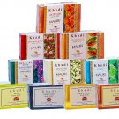 Lot of 10 - Khadi Herbal Ayurvedic Handcrafted Natural Beauty Soaps - 125g Each