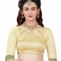 Indian Embroidery Green Art Silk Saree