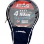 Stag 4 Star Table Tennis Racquet (Multicolor) - Set of 2 Racquets