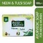 Roop Mantra Neem and Tulsi Ayurvedic Bath Soap, 100g x 5 (Pack of 5)