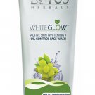 Lotus Herbals Whiteglow Active Skin Whitening Oil Control Face Wash, 100gm