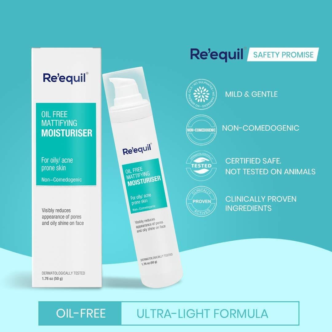 RE #39 EQUIL Oil Free Mattifying Moisturiser 50gm RE #39 EQUIL Oil Free Mattifying Moisturiser 50gm