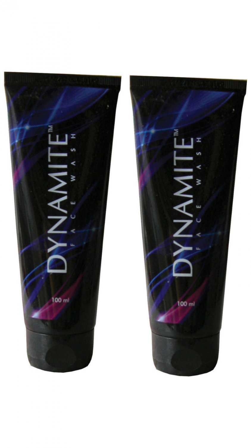 Pack of 2 Amway Dynamite Face Wash For Men 100ml Each Tube