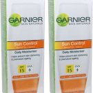 Garnier Skin Naturals Sun Control Daily Moisturiser SPF 15 (50ml x 2)