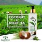 INWOOD ORGANICS Coconut & Green Tea Refreshing Body Lotion 200ml x 2 (Pack of 2)