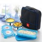 Cello Max Fresh Perfect 3 Container Lunch Box With Bag