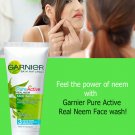 Garnier Skin Naturals Pure Active Neem Face Wash, 150gm