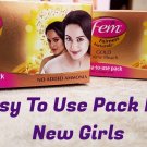 Fem Fairness Naturals Gold Skin Bleach, 64gm x 2 (Pack of 2)