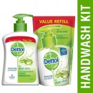 Dettol Aloe Vera Liquid Handwash - 200ml with Refill 175ml  ANTI CORONAVIRUS COVID-19