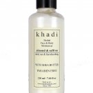 Khadi Almond & Saffron Moisturizer Paraben Free 210Ml.