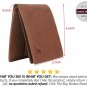 Hornbull Men's Brown Leather Wallet